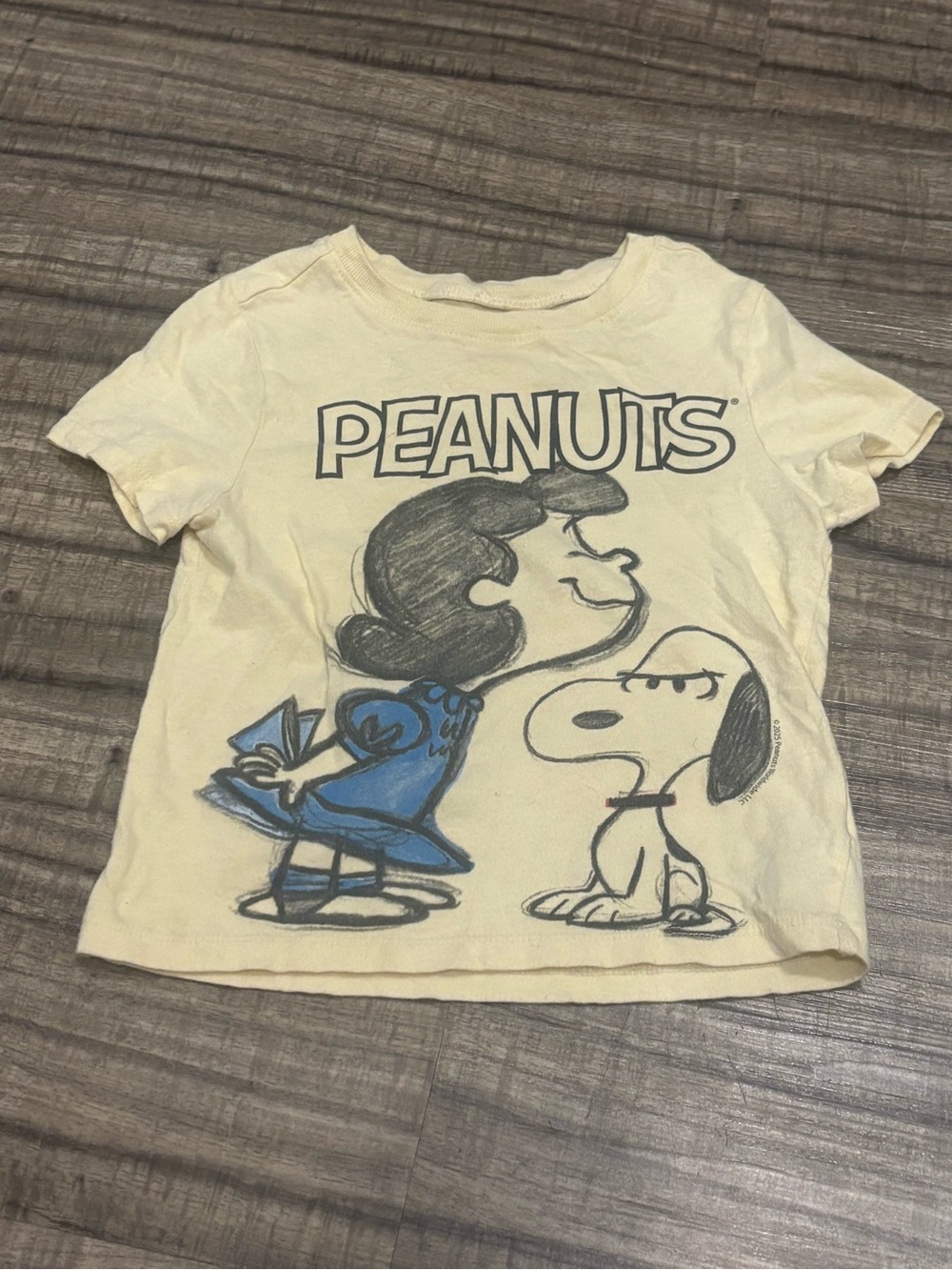 Old Navy Peanuts Toddler 3T Short Sleeve Shirt
